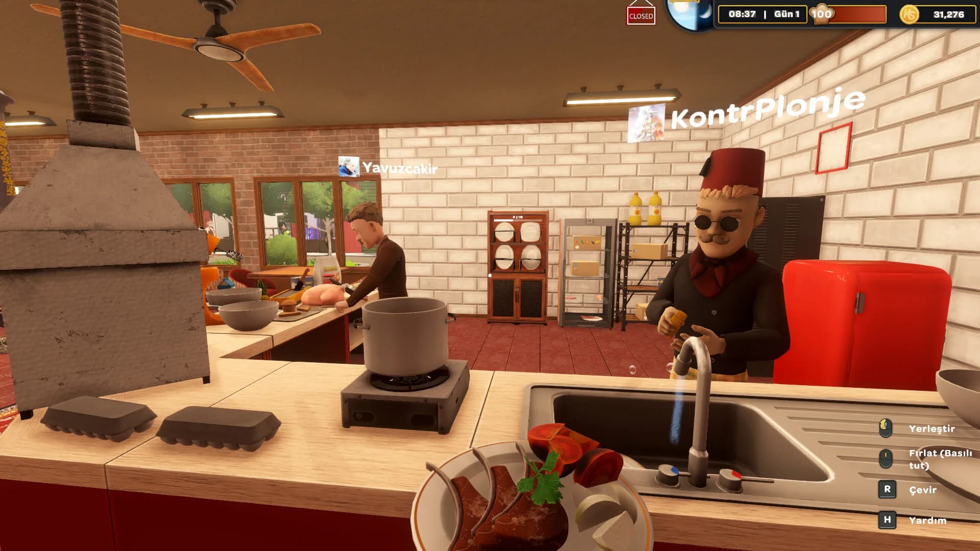 Kebab Chefs! - Restaurant Simulator görsel 3