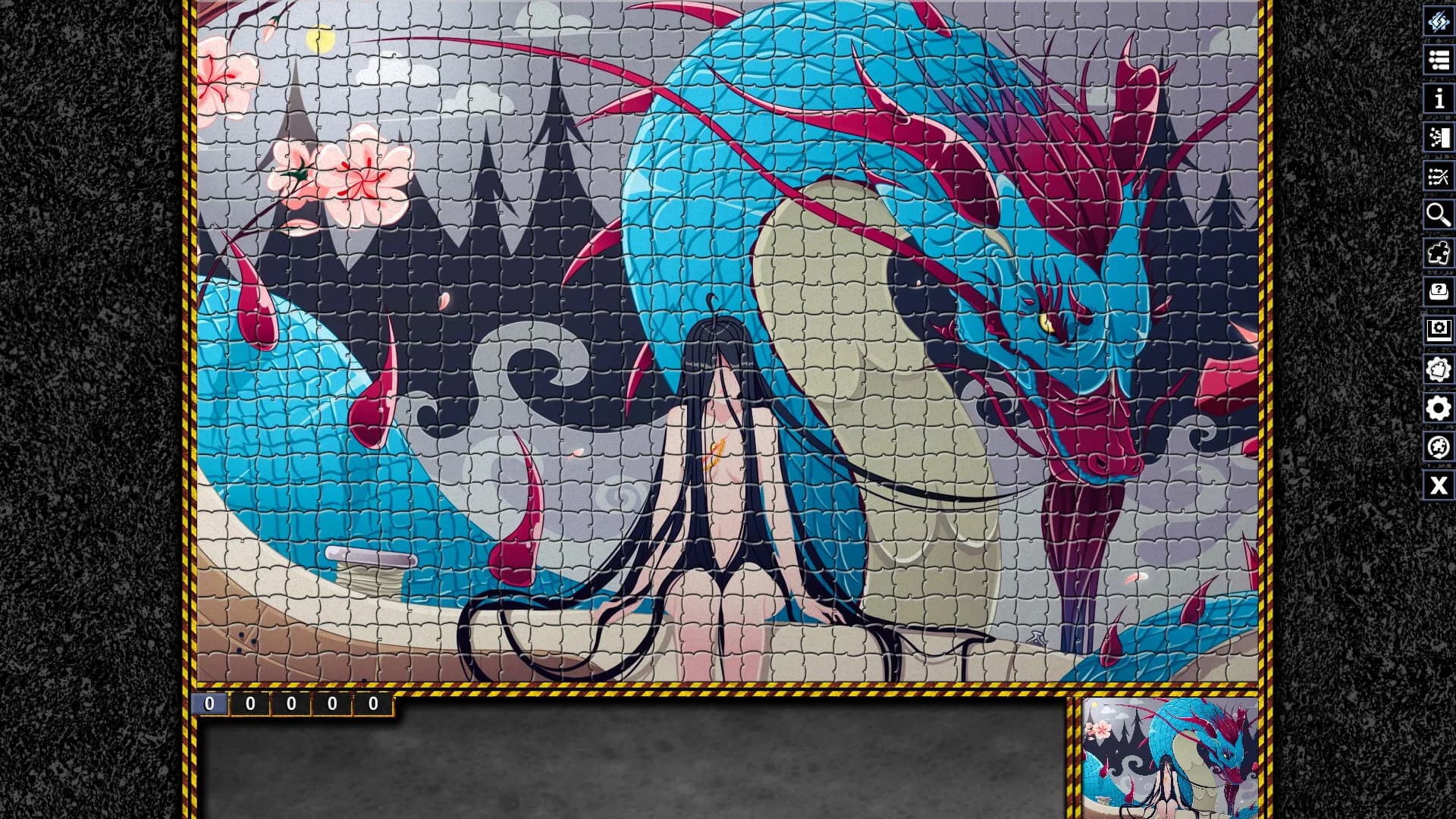 Pixel Puzzles Illustrations & Anime Jigsaw Puzzles görsel 24