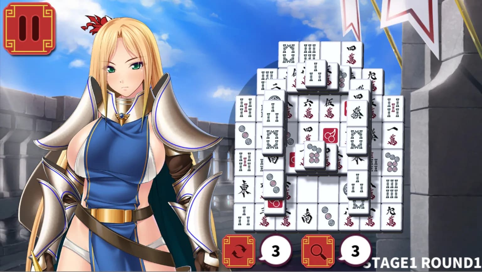 Mahjong Strip Solitaire: Harem Guild görsel 6