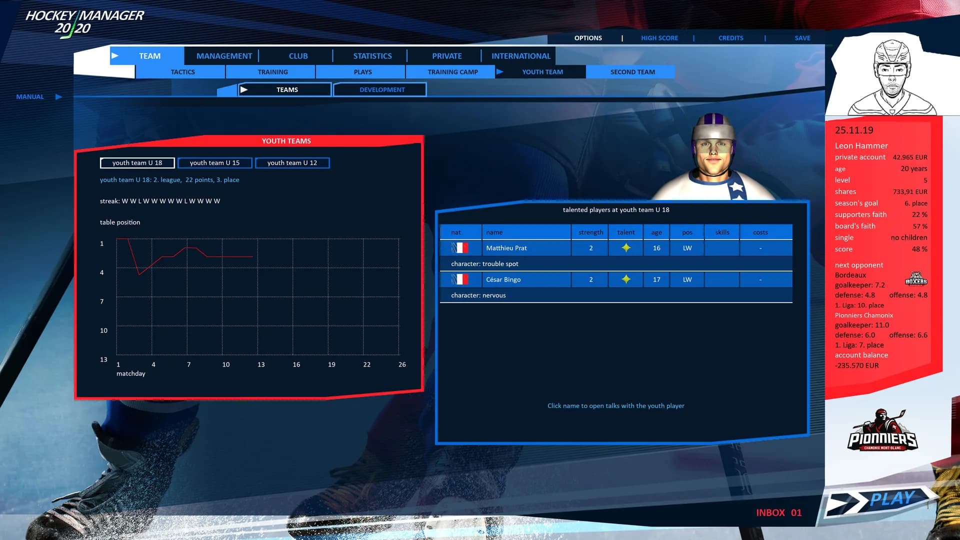 Hockey Manager 20|20 görsel 12