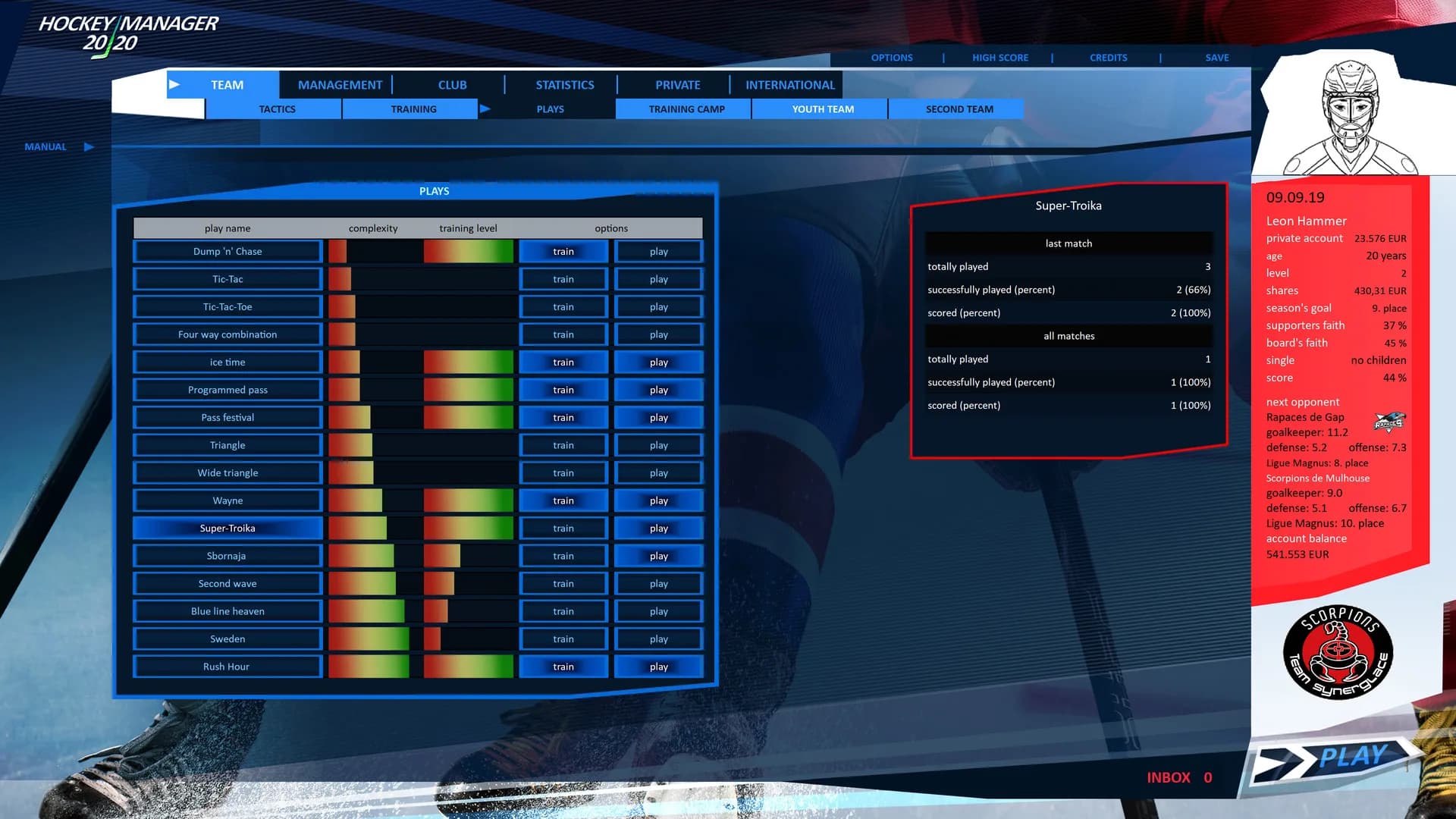 Hockey Manager 20|20 görsel 15