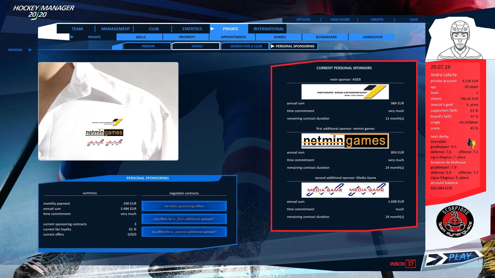 Hockey Manager 20|20 görsel 18