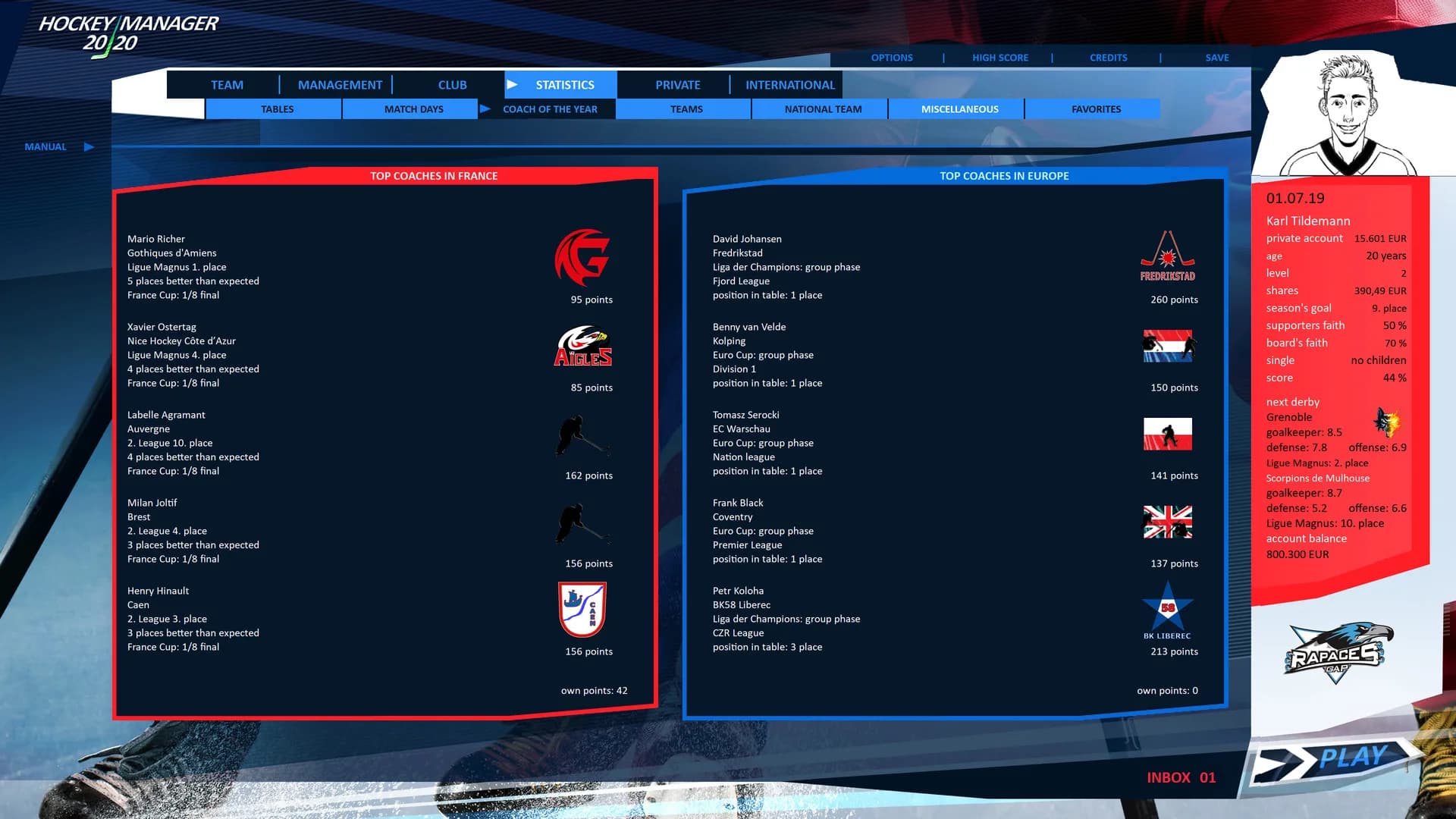 Hockey Manager 20|20 görsel 21
