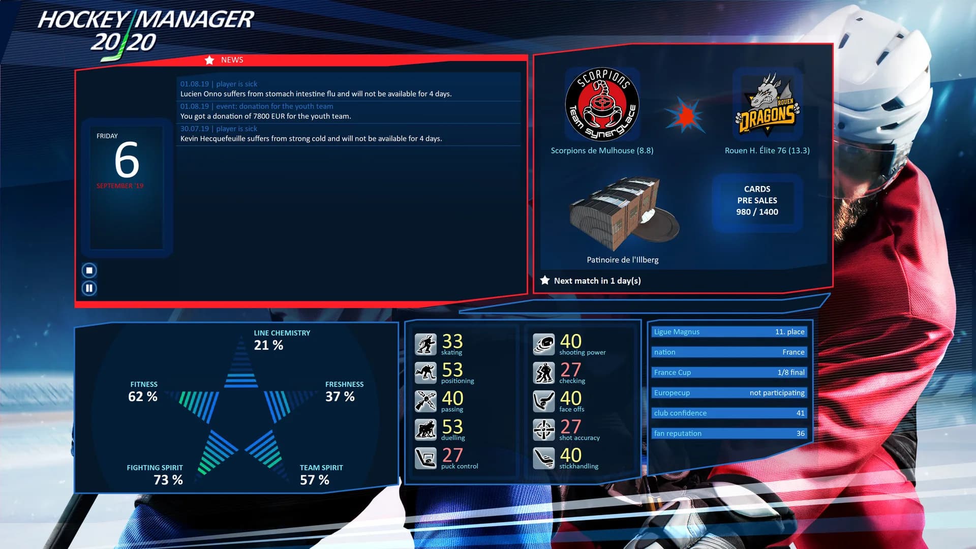 Hockey Manager 20|20 görsel 4