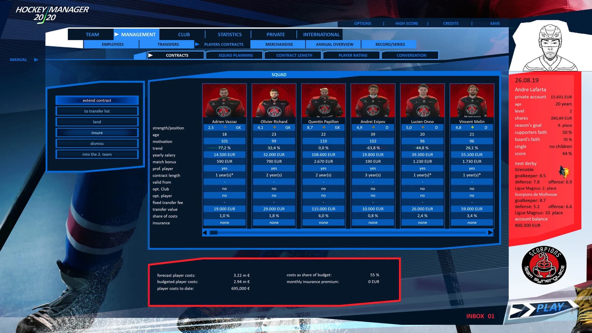 Hockey Manager 20|20 görsel 5