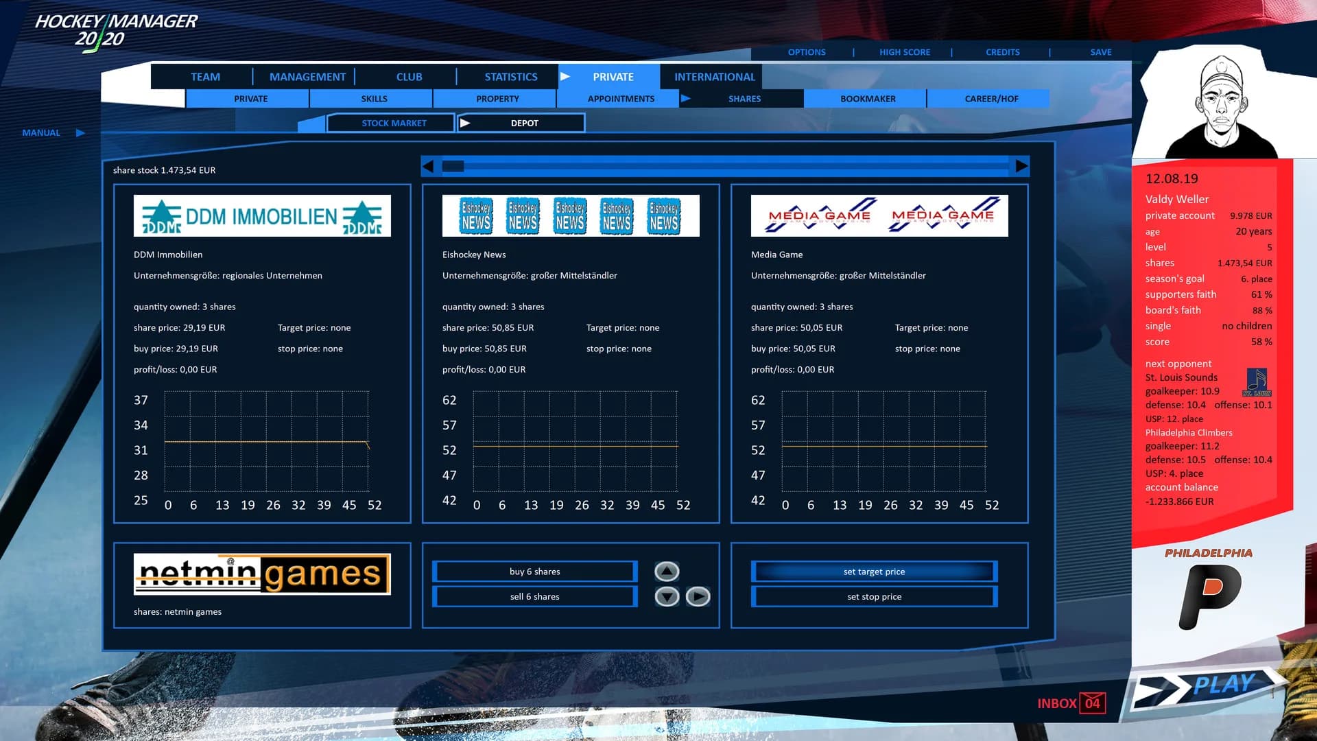 Hockey Manager 20|20 görsel 10
