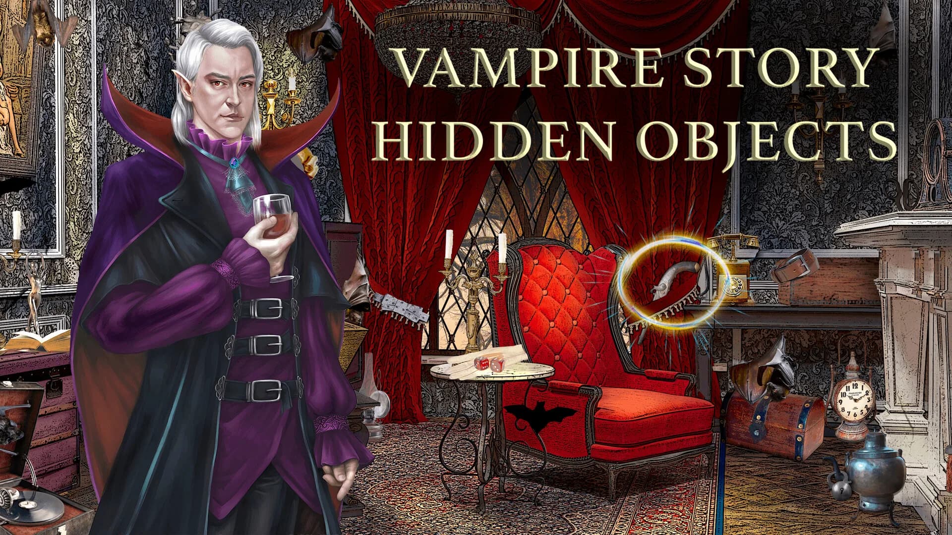 Vampire & Monsters: Hidden Object Games görsel 3