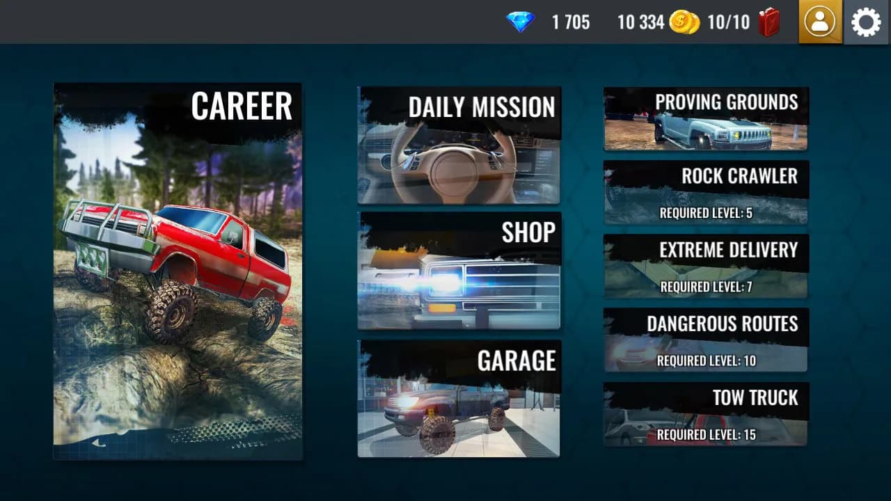 Offroad Driving Simulator 4x4 görsel 2