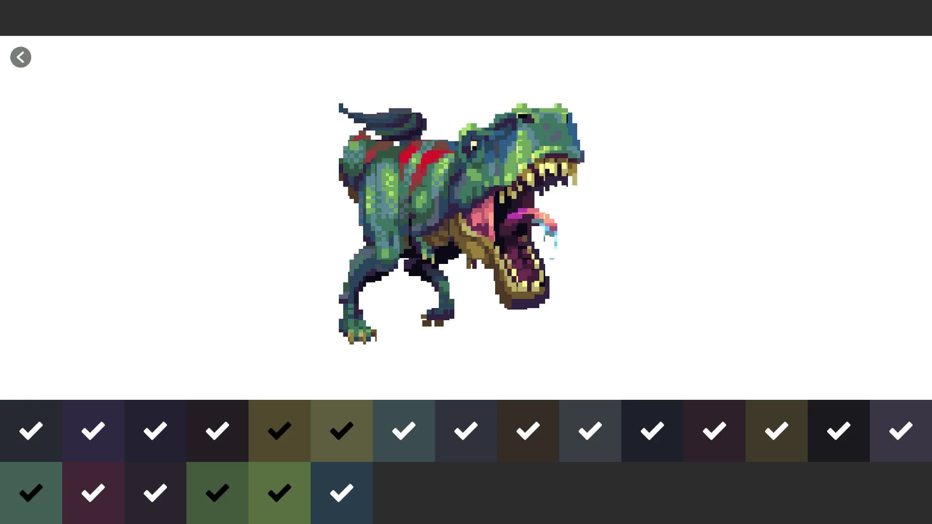 Pixel Art Monster - Color by Number görsel 12