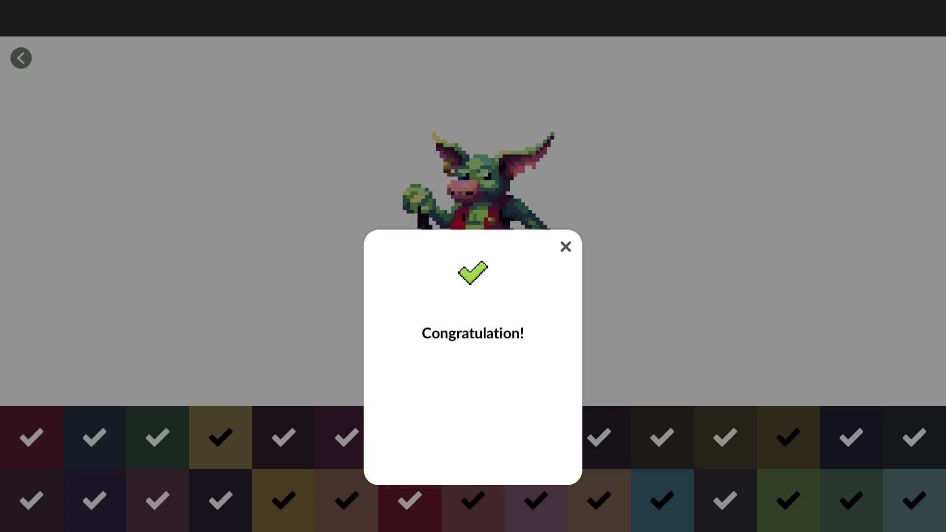 Pixel Art Monster - Color by Number görsel 4