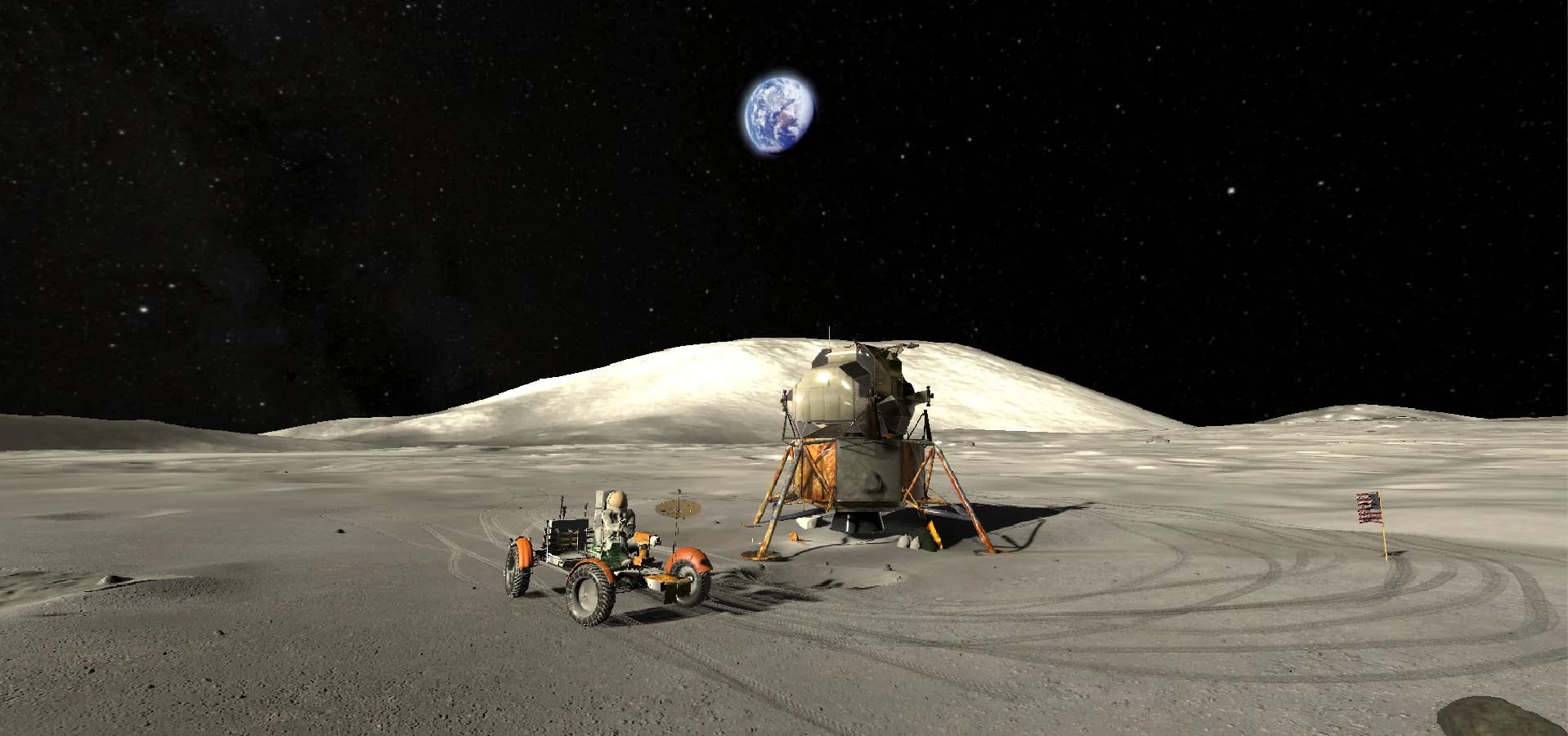 Apollo 17 - Moonbuggy VR görsel 12