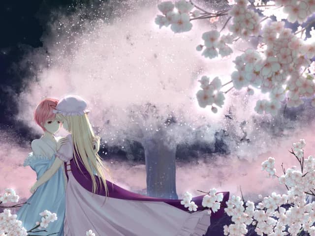 绽于枝垂樱下~Flowering Across the Hakugyokurou görsel 7