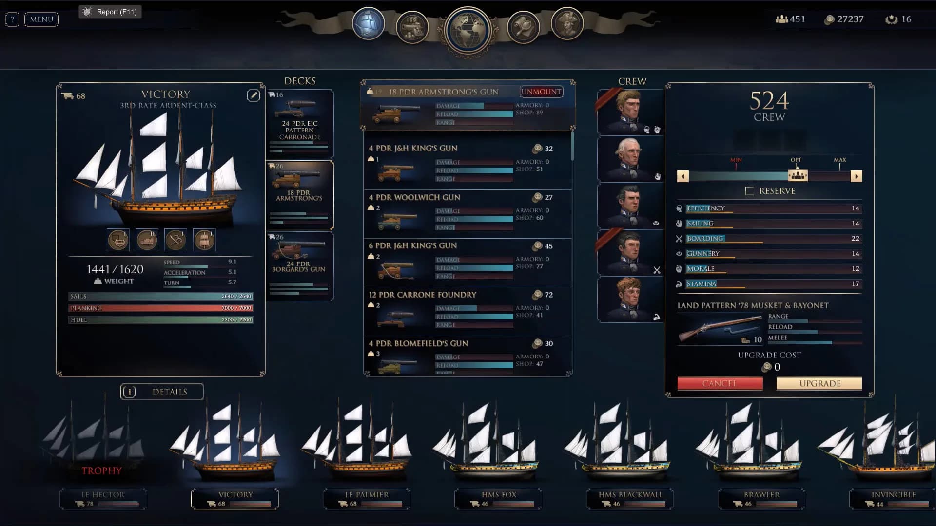 Ultimate Admiral: Age of Sail görsel 7
