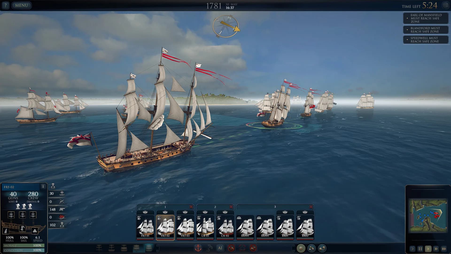 Ultimate Admiral: Age of Sail görsel 8