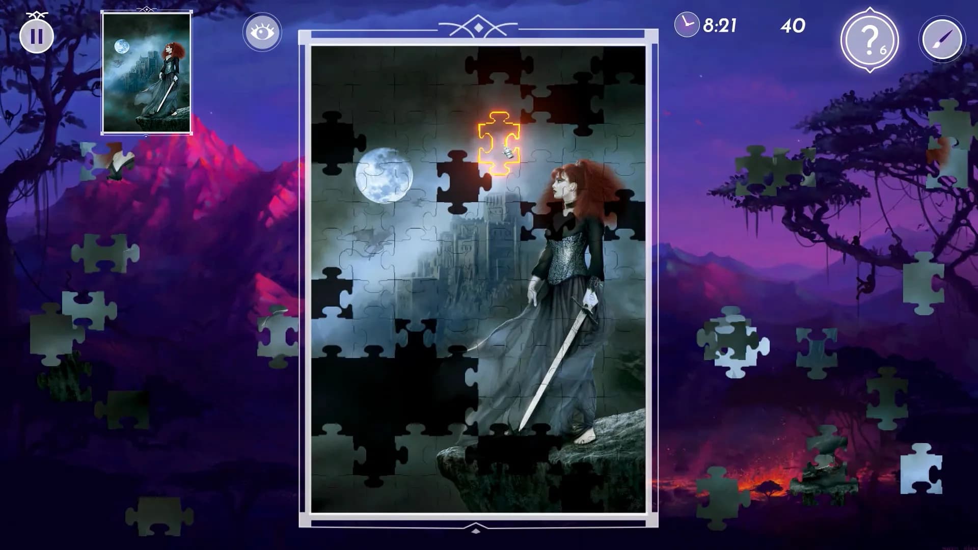 Dark Fantasy 2: Jigsaw Puzzle görsel 6