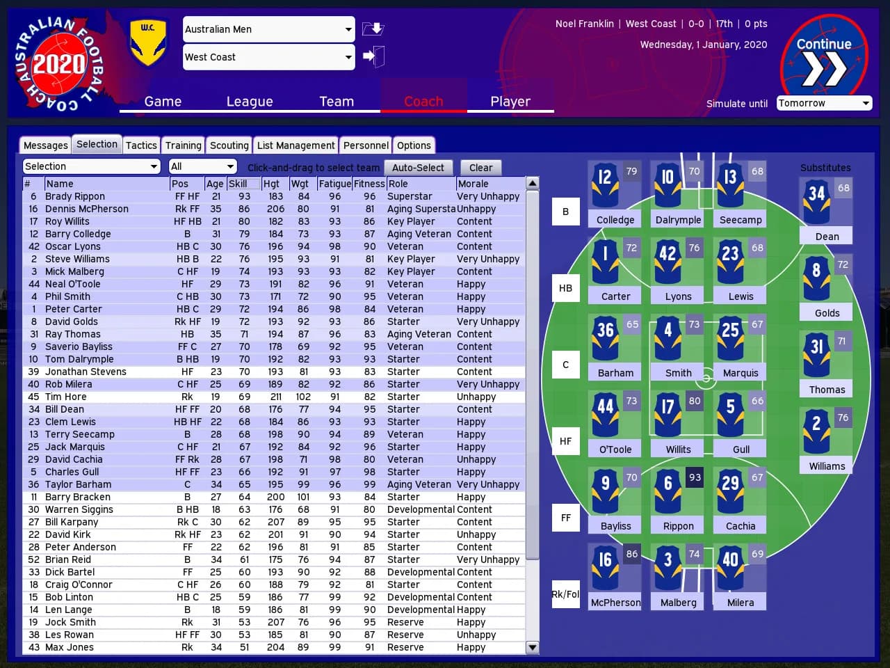 Australian Football Coach 2020 görsel 3