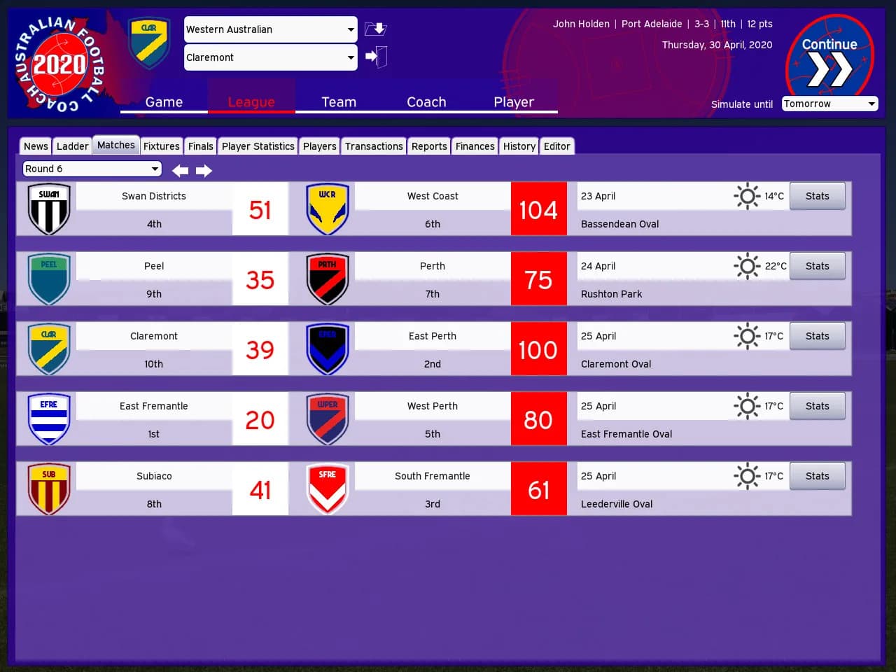 Australian Football Coach 2020 görsel 4