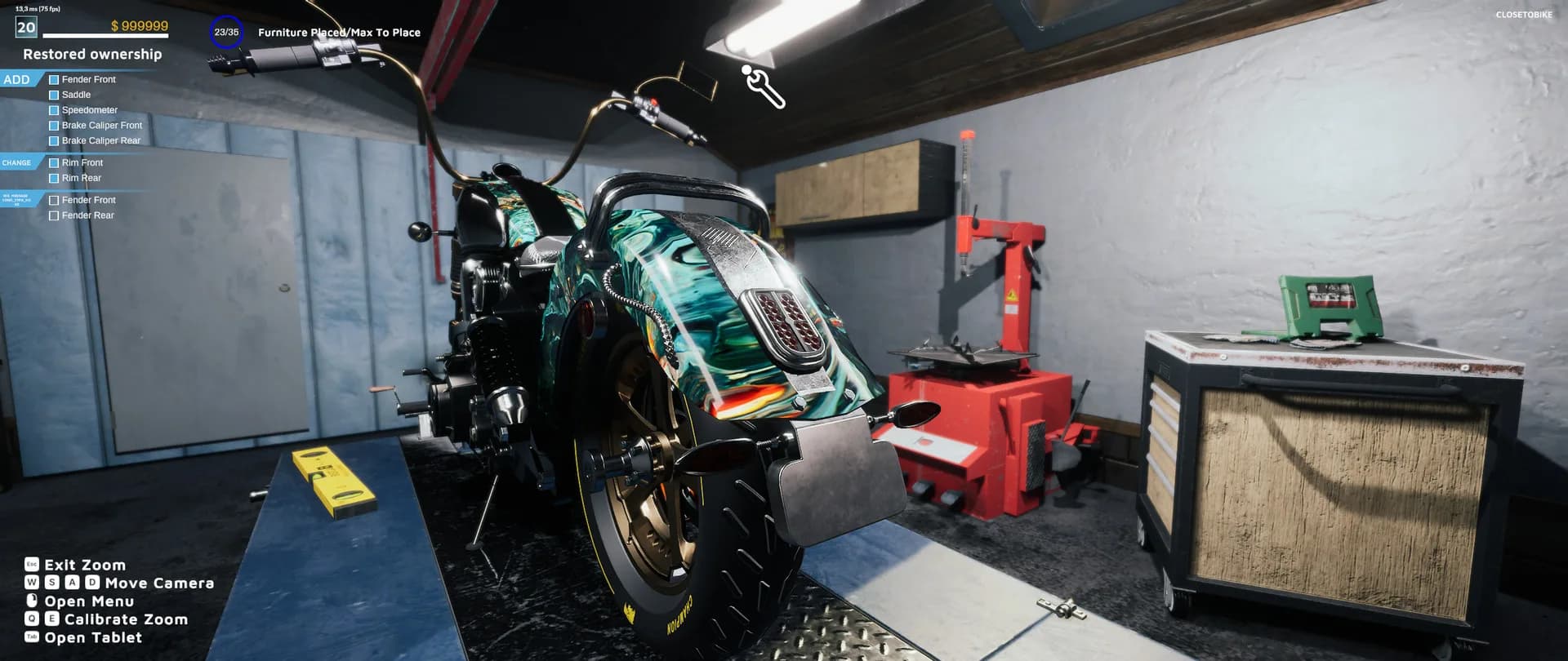 Motorcycle Mechanic Simulator 2021 görsel 12