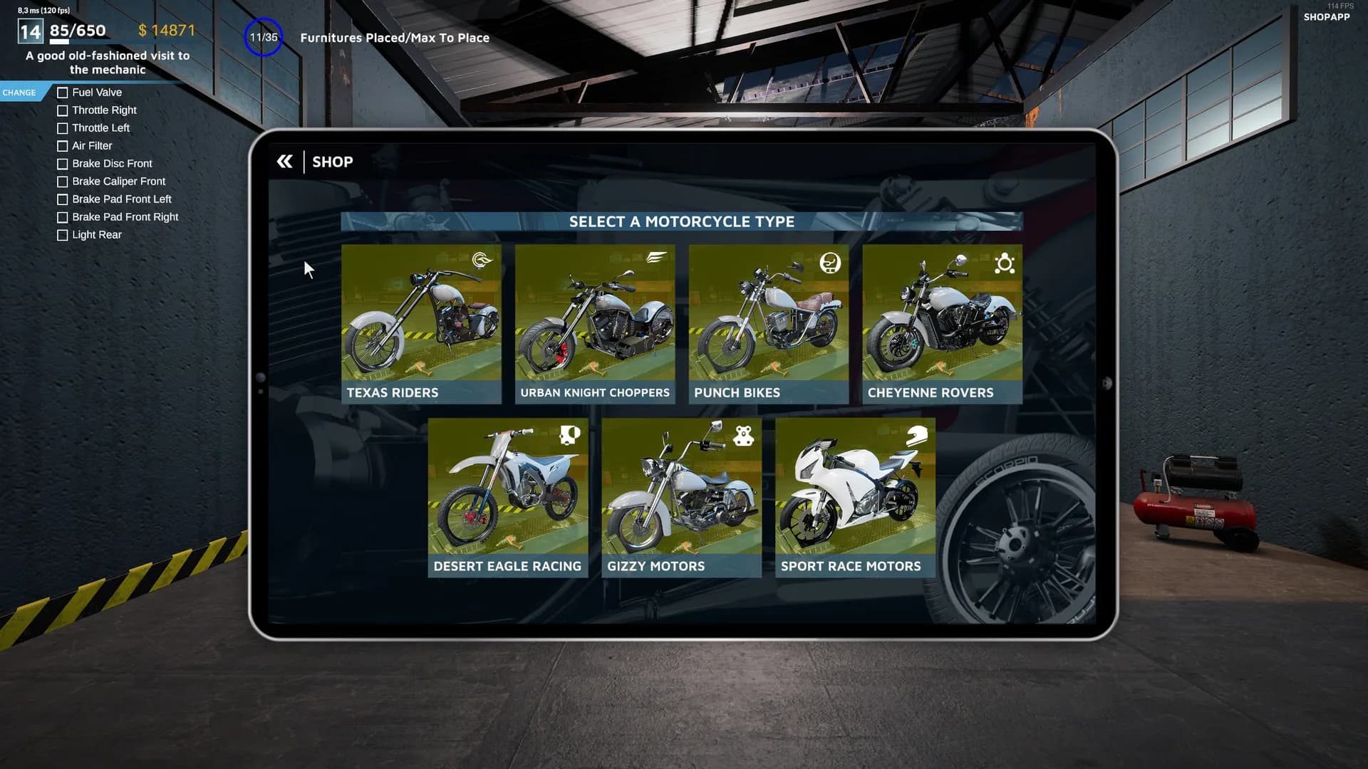Motorcycle Mechanic Simulator 2021 görsel 15