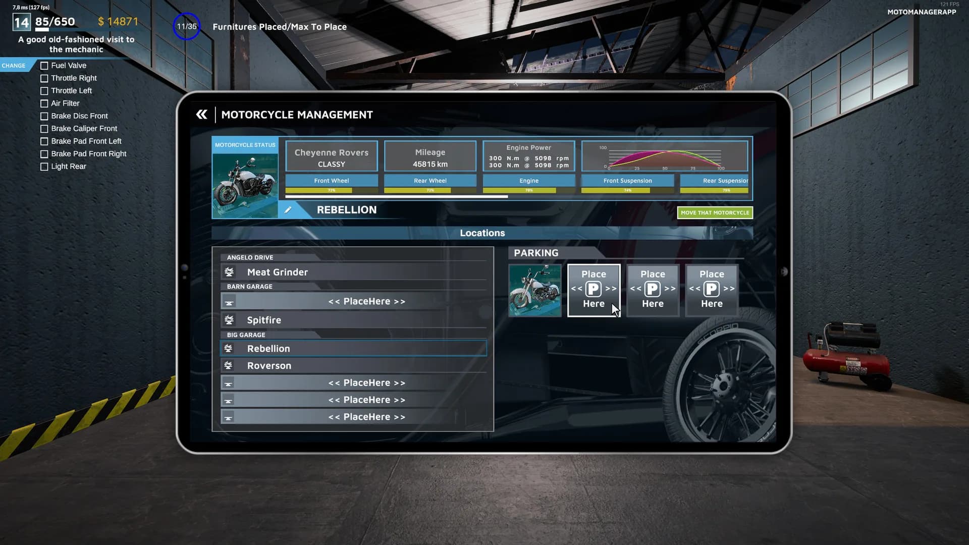 Motorcycle Mechanic Simulator 2021 görsel 29