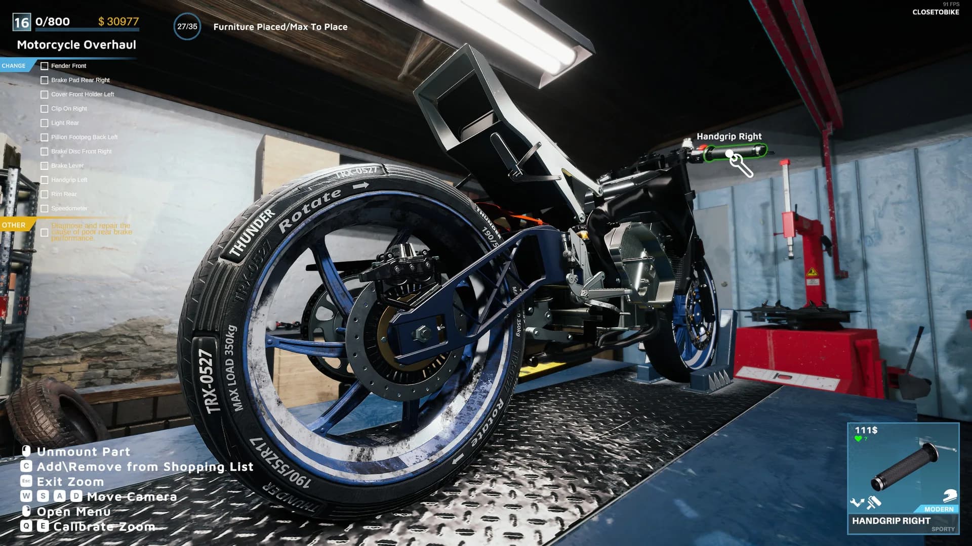 Motorcycle Mechanic Simulator 2021 görsel 5