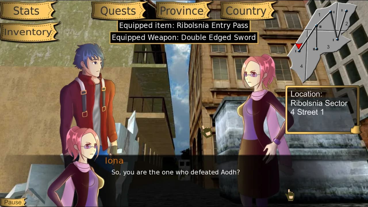 Niara: Rebellion Of the King Visual Novel RPG görsel 2