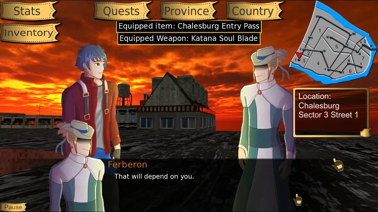 Niara: Rebellion Of the King Visual Novel RPG görsel 13