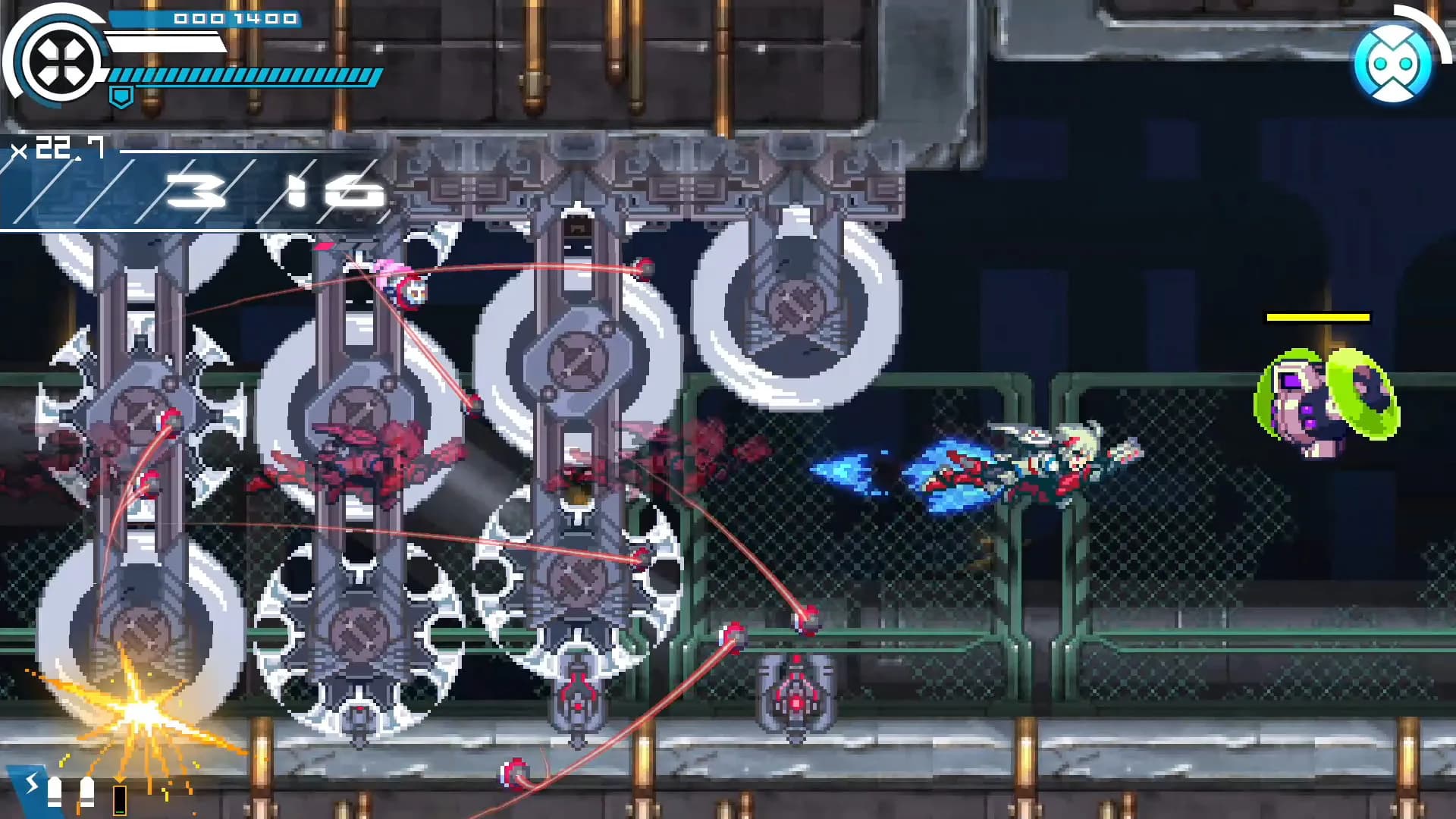Gunvolt Chronicles: Luminous Avenger iX görsel 6