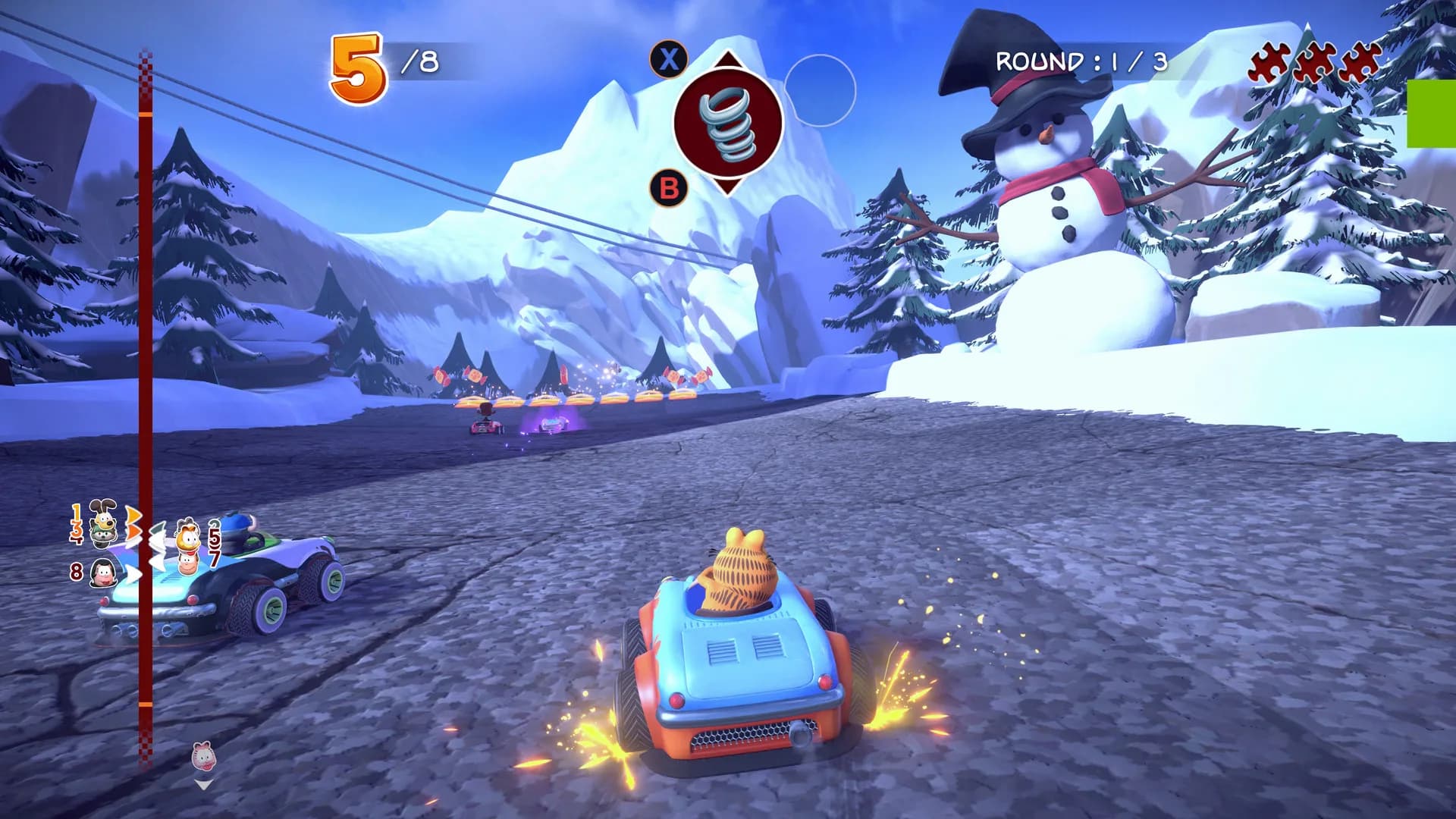 Garfield Kart - Furious Racing görsel 17