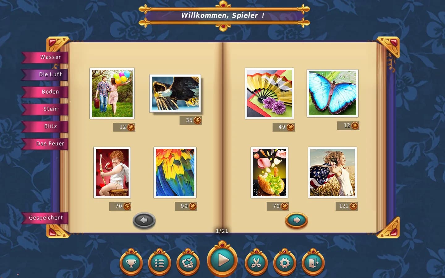 1001 Jigsaw. 6 Magic Elements (拼图) görsel 6