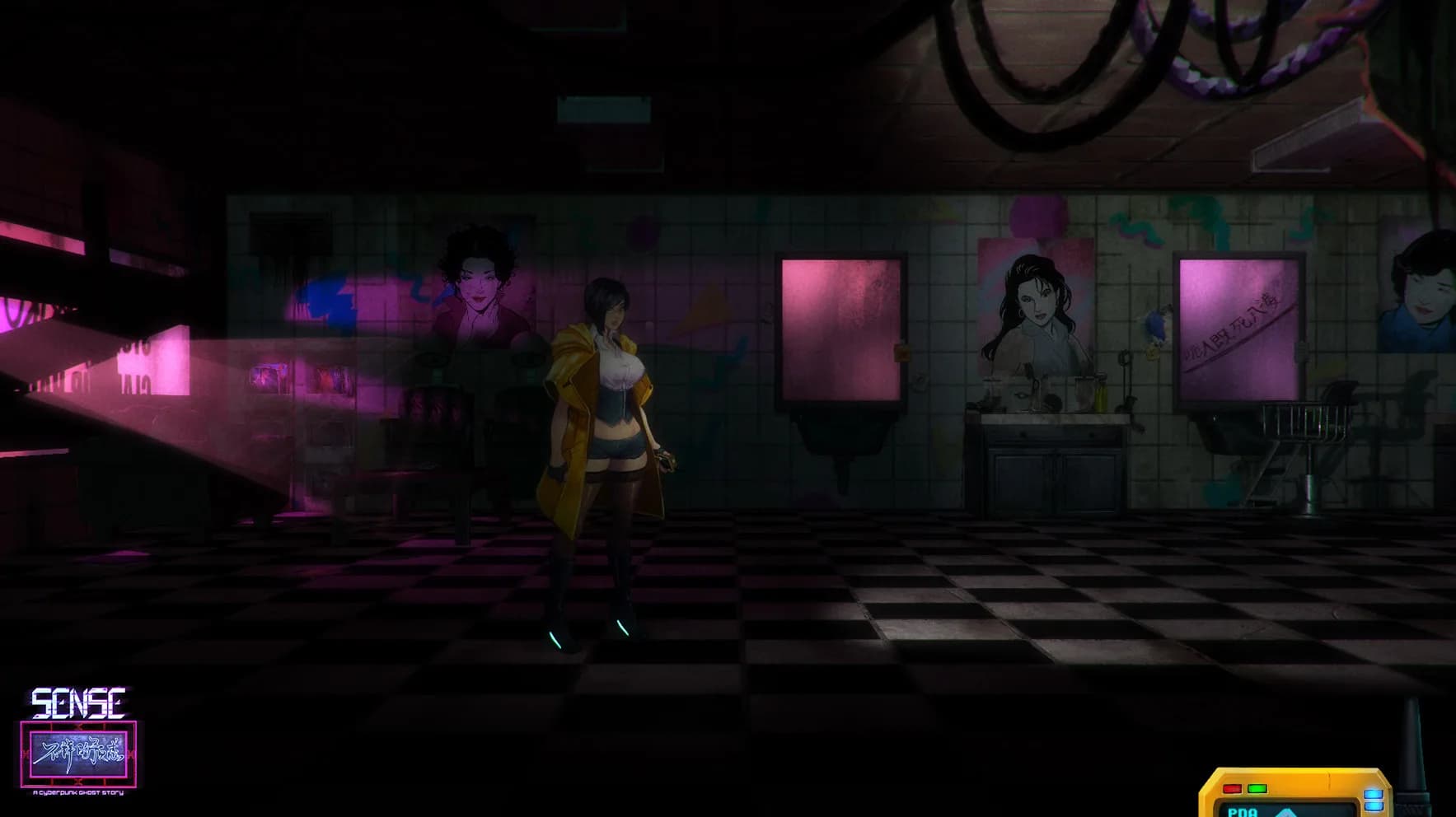 Sense - 不祥的预感: A Cyberpunk Ghost Story görsel 14