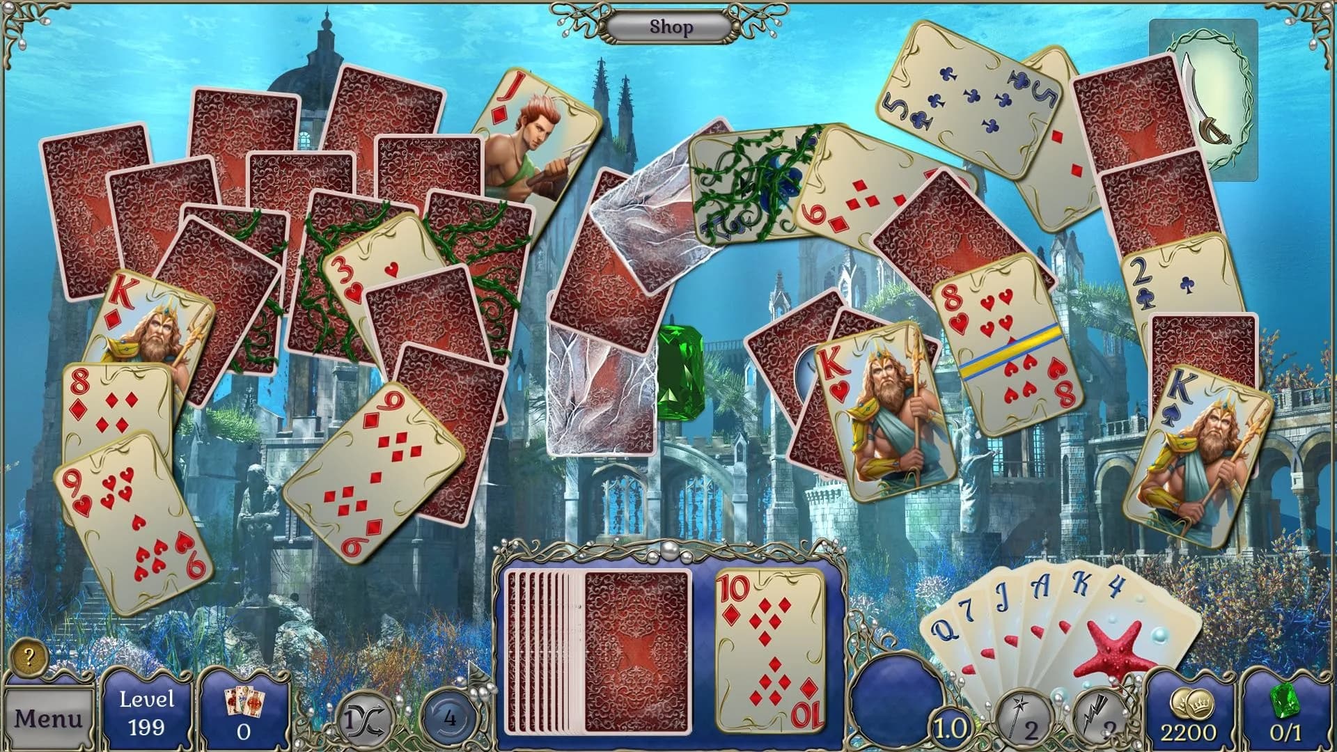 Jewel Match Atlantis Solitaire - Collector's Edition görsel 13