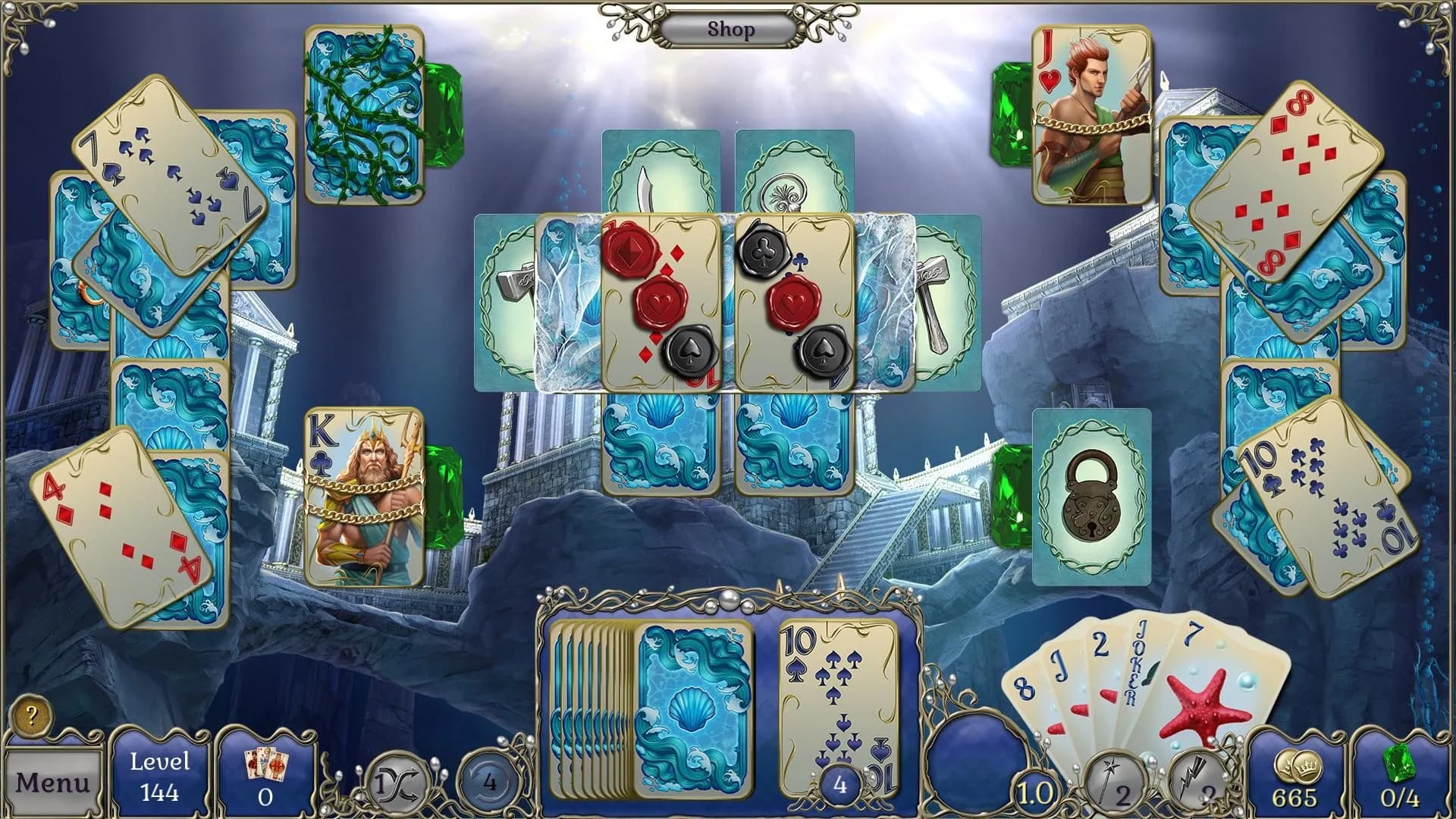 Jewel Match Atlantis Solitaire - Collector's Edition görsel 5