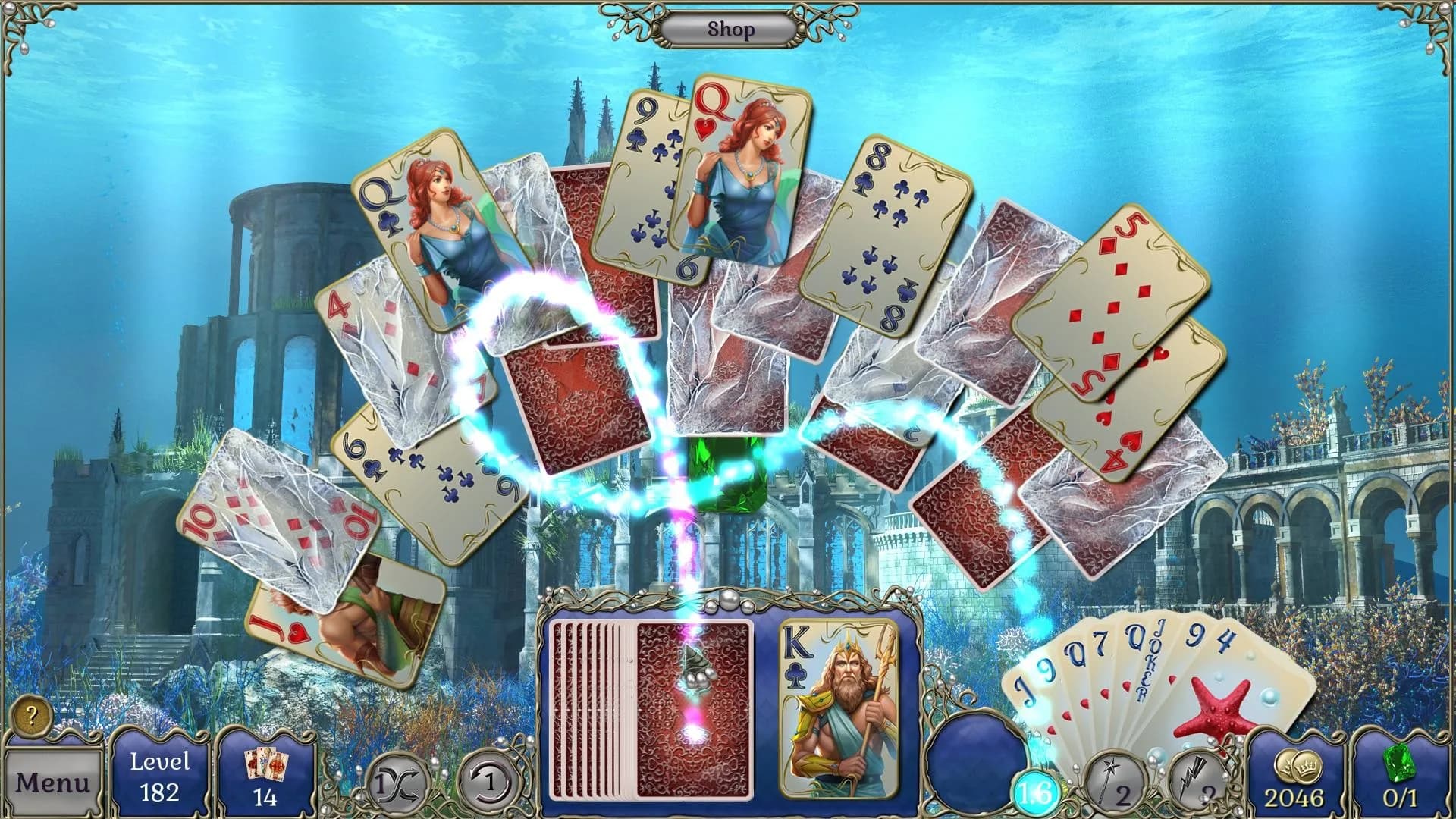 Jewel Match Atlantis Solitaire - Collector's Edition görsel 11
