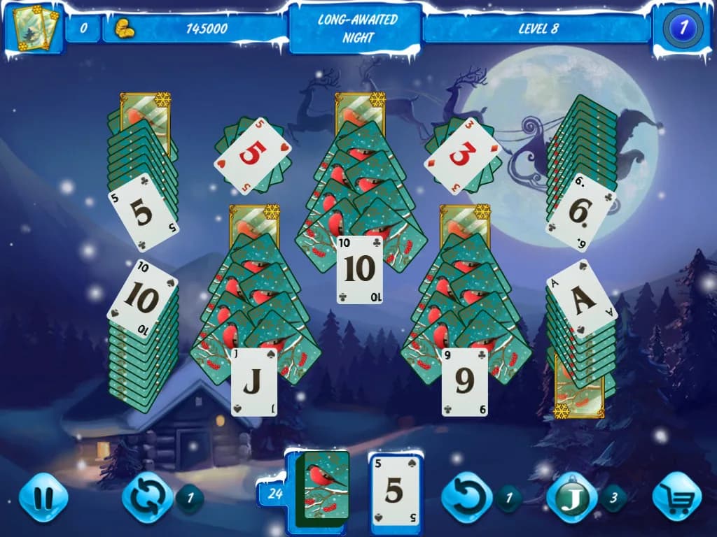 Solitaire Jack Frost Winter Adventures görsel 2