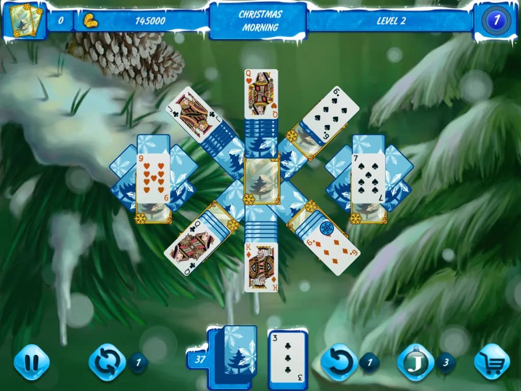 Solitaire Jack Frost Winter Adventures görsel 4