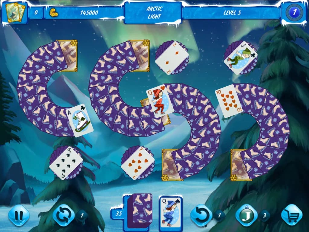 Solitaire Jack Frost Winter Adventures görsel 5