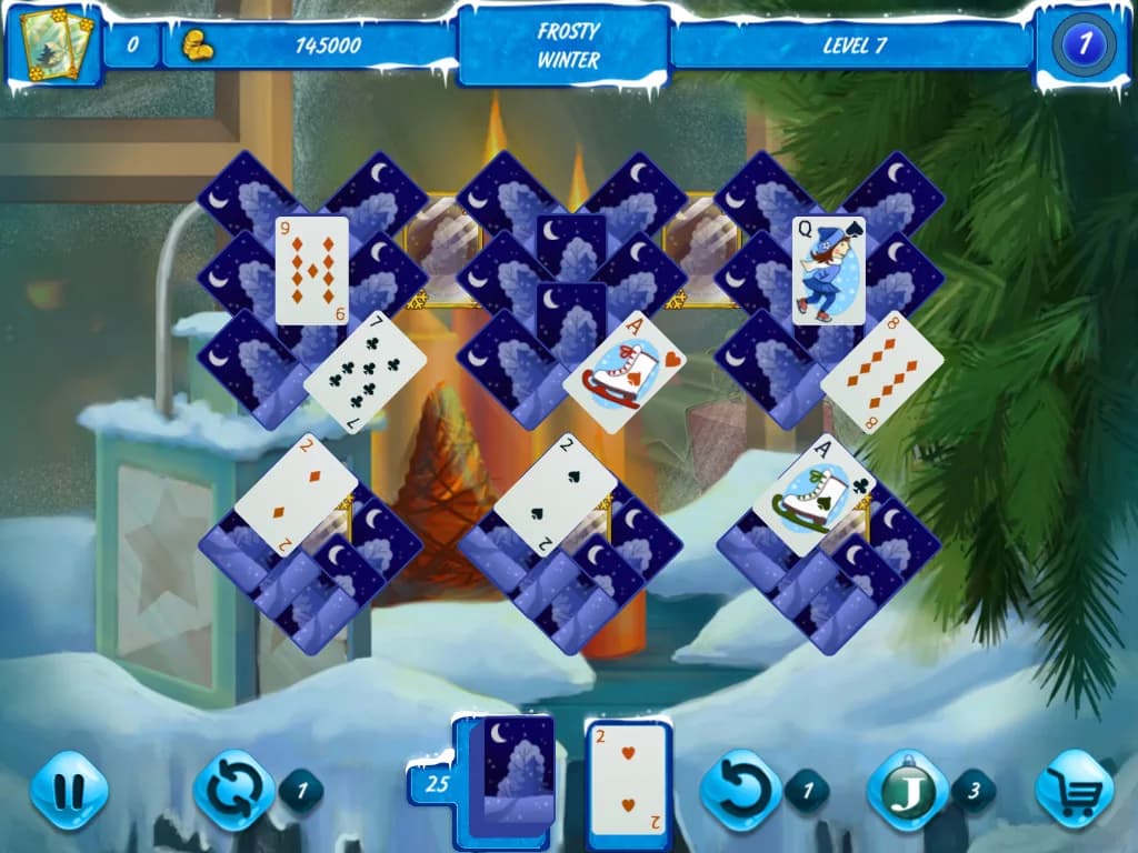 Solitaire Jack Frost Winter Adventures görsel 6