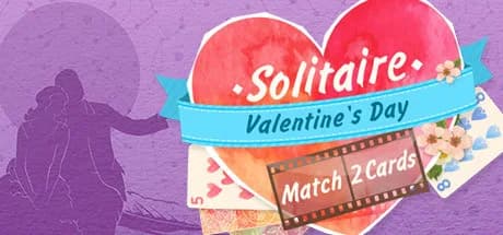 Solitaire Match 2 Cards. Valentine's Day görsel 1