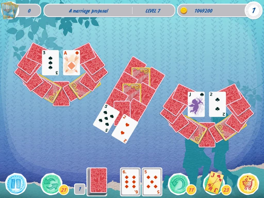 Solitaire Match 2 Cards. Valentine's Day görsel 4