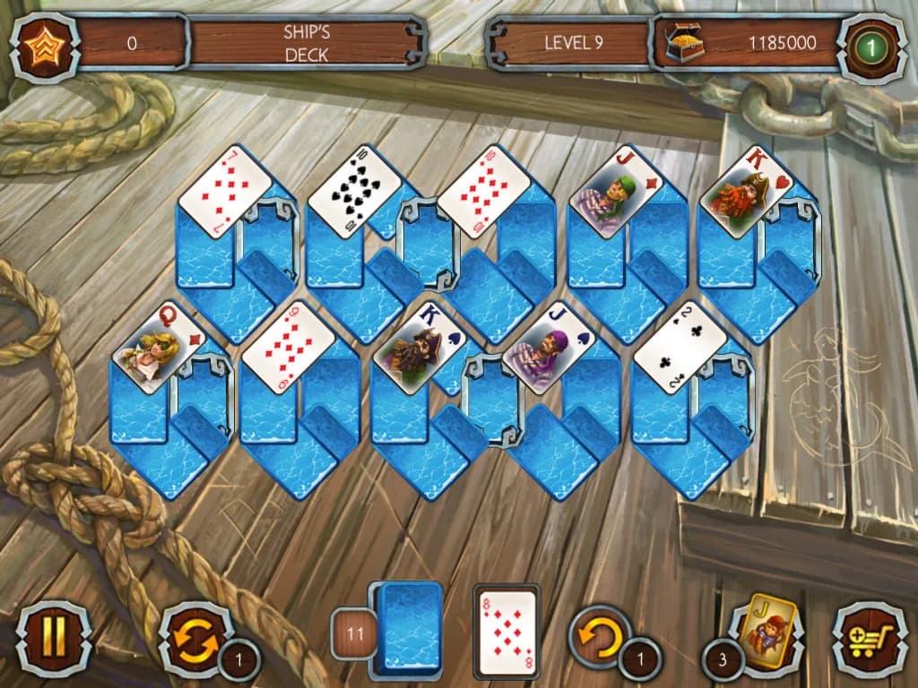 Solitaire Legend of the Pirates görsel 7