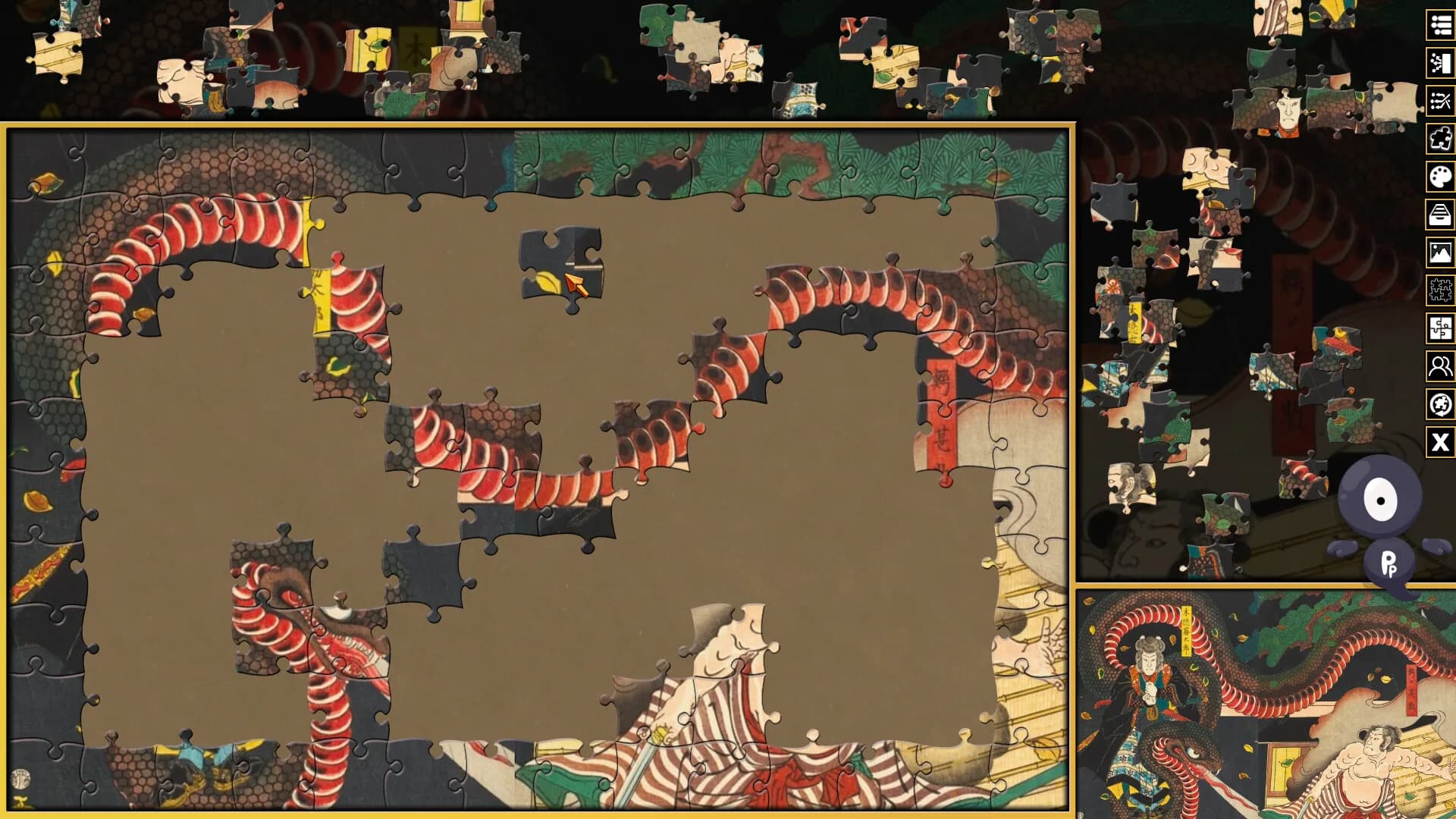Pixel Puzzles 3: Ukiyo-e Jigsaws görsel 6