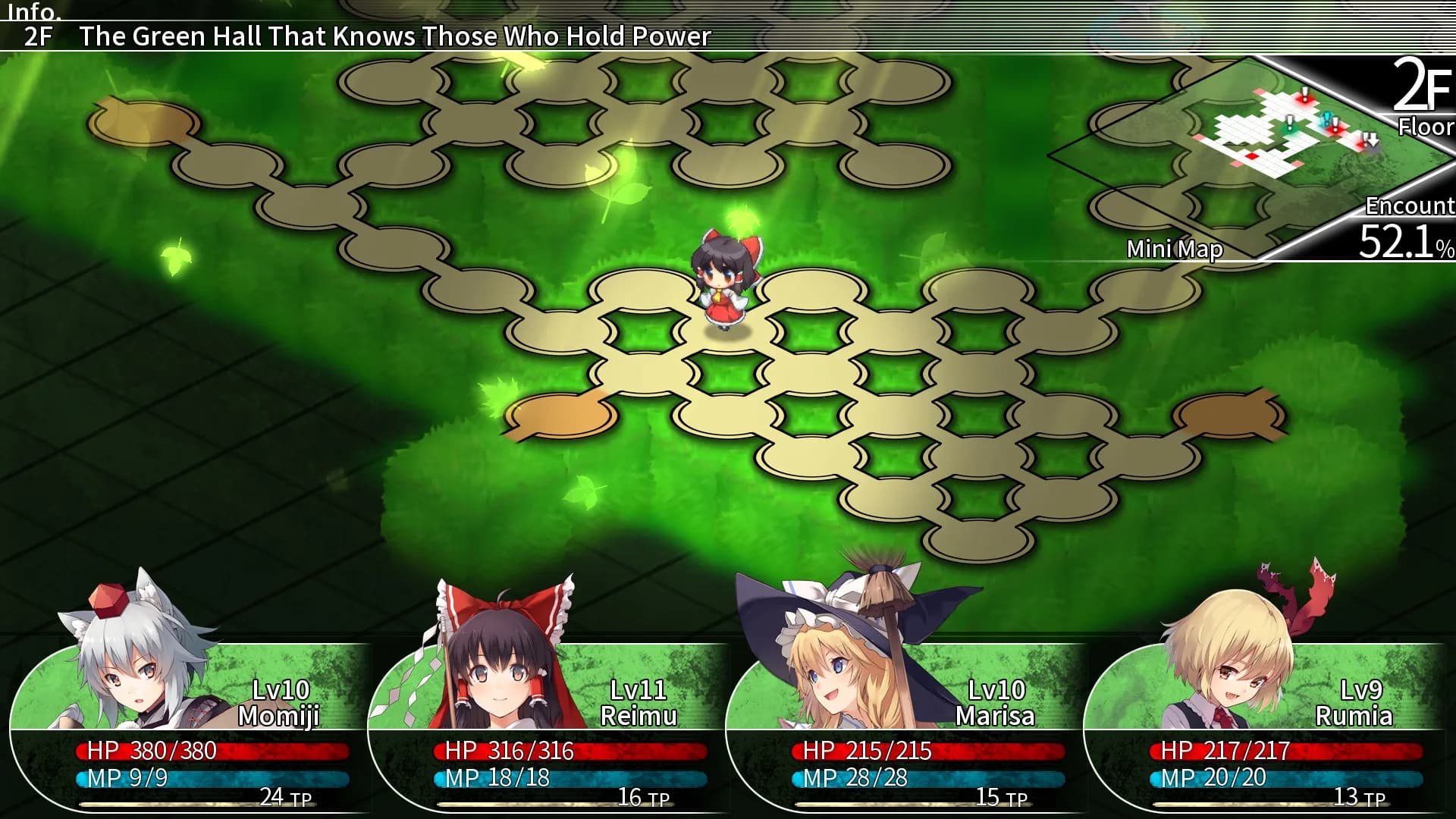 LABYRINTH OF TOUHOU - GENSOKYO AND THE HEAVEN-PIERCING TREE görsel 7
