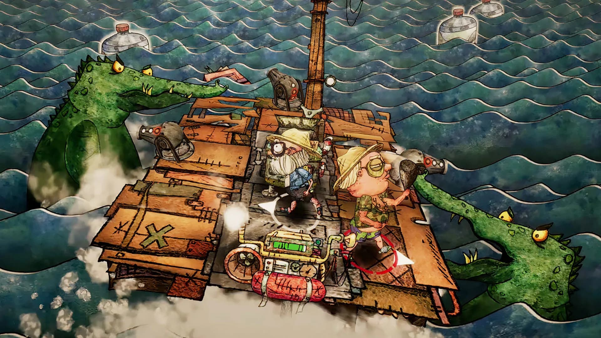 Trash Sailors: Co-Op Trash Raft Simulator görsel 2