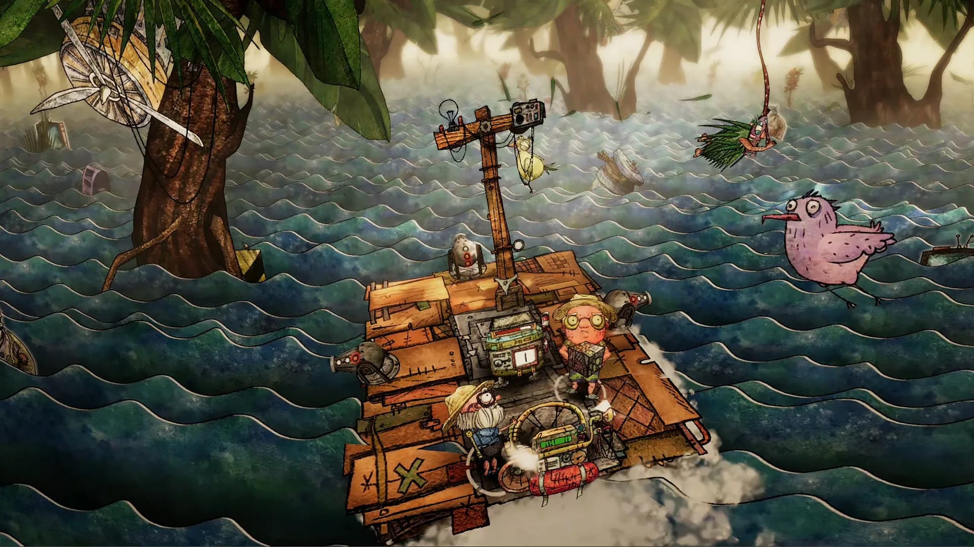 Trash Sailors: Co-Op Trash Raft Simulator görsel 8