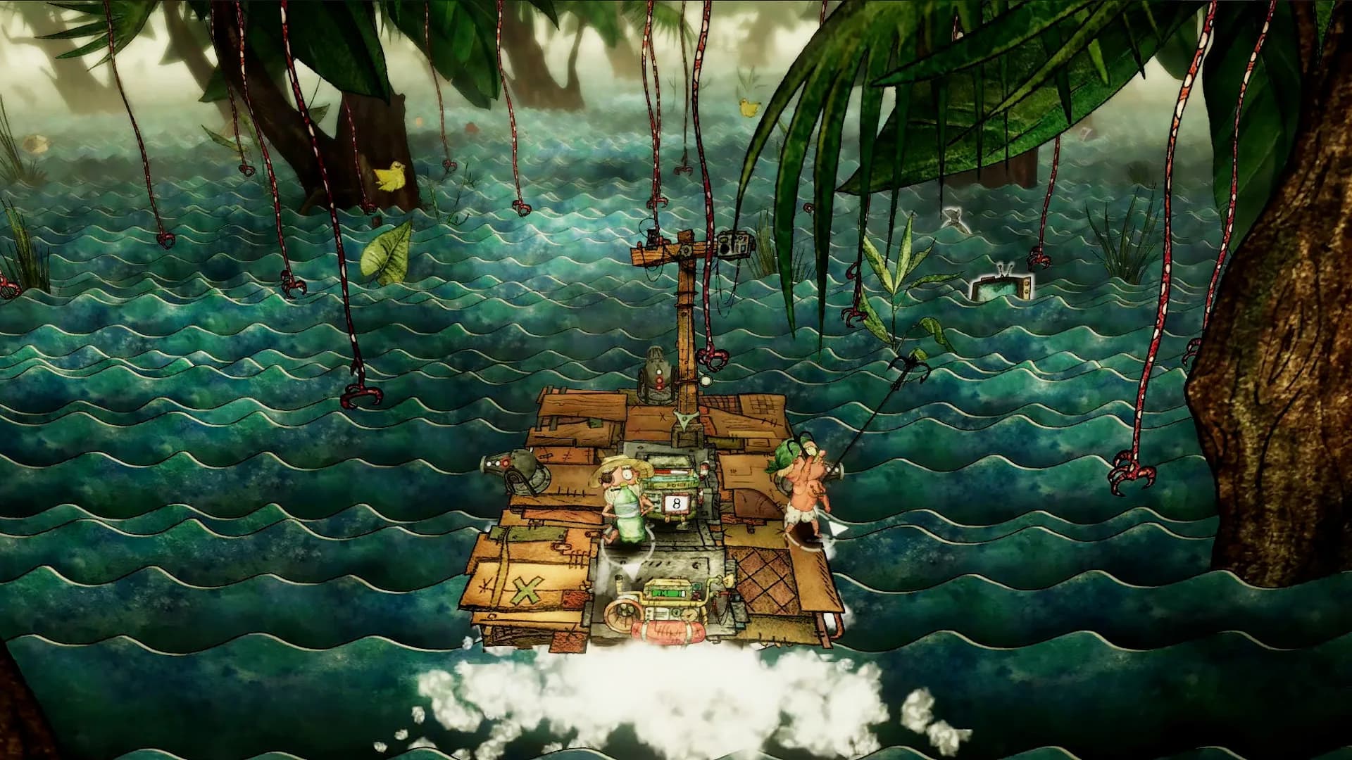 Trash Sailors: Co-Op Trash Raft Simulator görsel 9