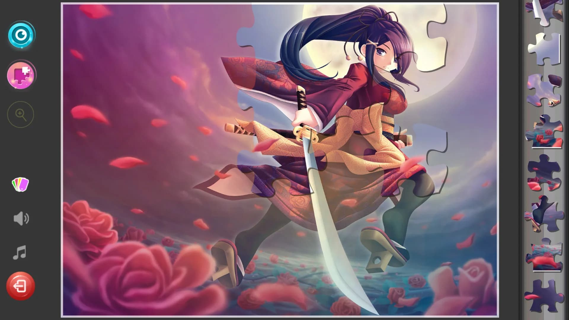 Anime Girls Jigsaw Puzzles görsel 6