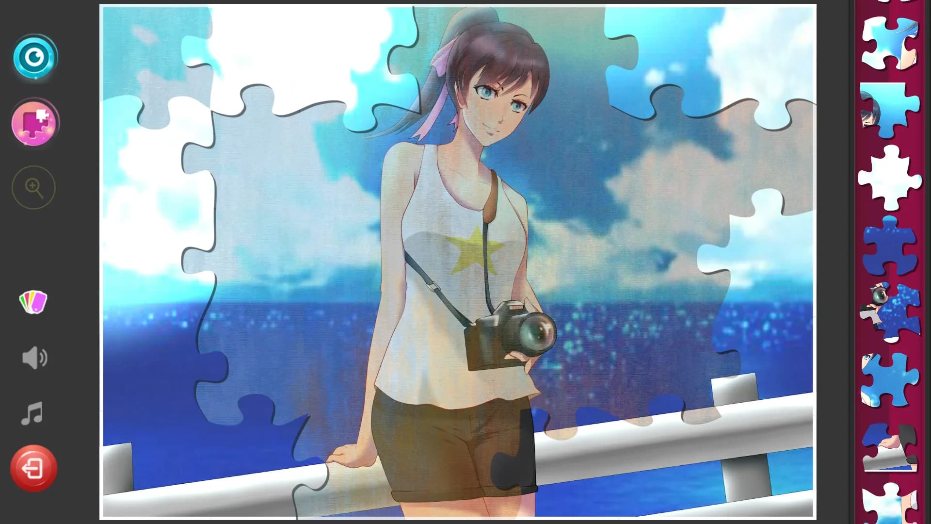 Anime Girls Jigsaw Puzzles görsel 8
