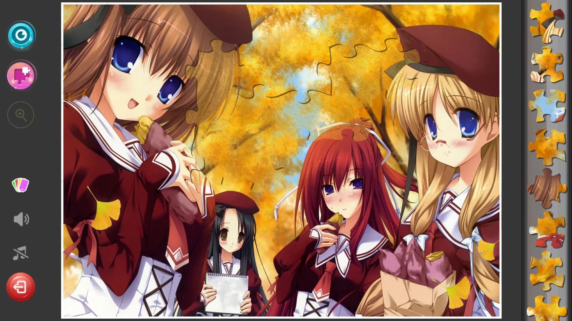 Anime Girls Jigsaw Puzzles görsel 9