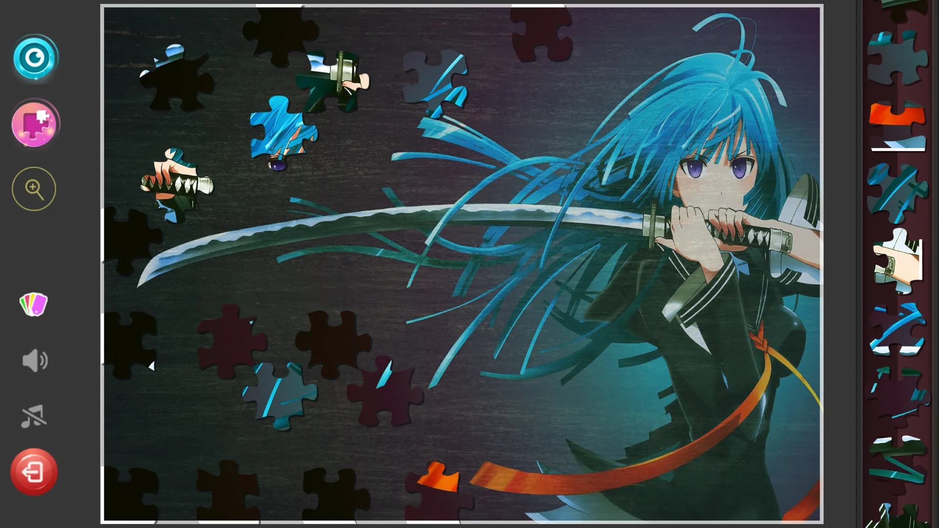 Anime Girls Jigsaw Puzzles görsel 10
